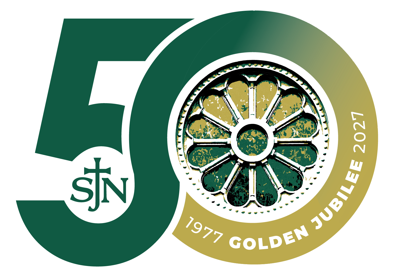 SJN Golden Jubilee 50th Anniversary Logo